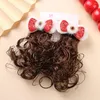 Hair Accessories Chinese Style Children Wig Curly Hairpin Hanfu Headdress Year Barrettes Princess Red Bow Clip Girls