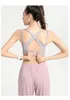Al Women Yoga Bras Topps Cew Neck Fintness Al Womens Tank Vest Skin Friendly Workout Breatble Blackless Quick Dry Top Female YW099