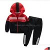 Clothing Sets Baby Boy Clothes Sport Girls Boys Sports Set Kids Teenagers Suit School Jackets 201127 Drop Delivery Maternity Dh3B1