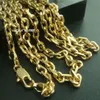 18K 18CT Gold rempli de 3 5 mm de largeur de 59 cm Collier de chaîne de longueur N286255T