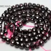 Meihan Natural Mozambique Red Garnet 8mm Faceted Cube Loose Beads for DIY Jewelry Making Design 231221