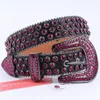 Belts Arrival Rhinestone Belt Western Cowboy Bling Dimond Studded For Woman Man Y2k Cinturones Para Mujer303F