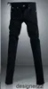 Czarne mikro elastyczne chude dżinsy mężczyźni nastolatki swobodne spodnie ołówkowe bawełniane cienkie chłopiec przystojne spodnie hip -hopowe