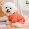 개 의류 과일 패턴 잠옷 jumpsuit 가을 가을 wimter 사탕 애완 동물 옷을위한 작은 개 강아지 4- 레그 후 까마귀 pijamas xxl