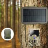 Trail Game Camera Solar Panel Kit 3000mAh 6V12V Uppladdningsbar laddare 360 ​​° roterande monteringsfäste för jakt 231222