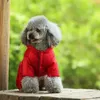 Winter Warm Down Dog Jacket Pet Dogs Costume Puppy Light weight Four Legs Hoodie Coat Clothes For Teddy Bear Big Combinaison Ski 231221