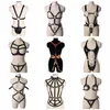 Belts Bdsm Adjustable Handmade PU Bandage Sexy Body Chest Harness Women Leather Strap Gothic Garter Belt Erotic Lingerie287J