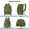 Outdoor Bags 55L 3D Outdoor Sport Military Backpack Tactical Backpacks Climbing Backpack Camping Hiking Trekking Rucksack Travel Military BagL231222