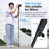 ULANZI Lekkie aluminiowe monopod Max 155 cm rozszerzenie 5 kg obciążenie kamera DSLR statyw do turystyki selfie selfie Stick 1/4''3/8 '' 231221