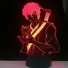 Zuko Anime Nightlight Avatar The Last Airbender Touch Butoon USB LED 7 Colors Anime Fans Gifts Home Decor Table Lamp258w