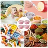 Cineros de 60 ml Lunch Box Microonda Bento Accesorios de cocina de contenedores portátiles para niños para niños