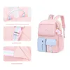 Bags Girls Kids Backpack School School Rucksack Primary Bookbags com pingente fofo de pingente para meninos meninas