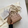 Bolsas de ombro de moda para mulheres pequenas bolsas de bolsa quadrada bolsa mensageira de cor sólida damas bolsas crossbods saco feminino