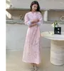 Kobietowa odzież snu Summer Luksusowe aplikacje piórowe Ice Silk Szyfonowy szafka szafka kimono odzież domowa na czołówka druhna