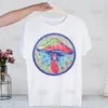 Męskie koszulki grzybowe graficzne estetyczne harajuku tshirt unisex koszulka z krótkim rękawem swobodny kawaii Ulzzang Grunge T-shirt męskie topy