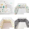 Bed Rails 200X30Cm Baby Crib Fence Cotton Protection Railing Thicken Bumper Around Protector Room Decor 220826 Drop Delivery Kids Ma Dhnzw