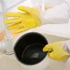 Disposable Gloves Housework Yellow/cherry Powder/ Green Women Waterproof Durable Dishwashing Tools Household