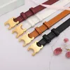 Fashion Classic Women Designers Belts Damesheren Casual Letter Smooth Belt Belt Breedte 2,5 cm met doos