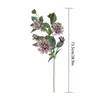 Dekorativa blommor Simulering Floral Arrangemang Japansk stil Silk Flower Artificial Dahlia Branch Wedding Decor Fake Plant