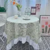 Table Cloth Spring Imprint Waterproof And Anti Fouling Tablecloth Pastoral Style Dining Tea