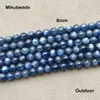 Natural Kyanite AA 6mm 8mm 10mm Smooth Round Loose Beads For Making Jewelry Bracelet Necklace DIY Wholesale 231221