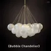 Pendants lampes éclairantes en laiton vernis à bulles de fer suspendu les articles décoratifs modernes turcs modernes pour la maison