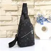 Sling -Bag Crossbody Männer lässige sportliche Umhängetaschen Männliche Brustpackung Taillenbeutel Luxus Messenger Mode Handtasche Real Taiga Leder Leinwand Tasche Rucksack Rucksack