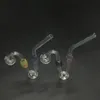 Bongue -vidro queimador de óleo de vidro Bong U Tubo de queimador de óleo de vidro em forma de BASE com Base Bubbler Fumando Tubo de Água com Bola de 30 mm Melhores Acessórios para Fumantes para Ferramentas para Fumantes