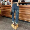 Winterfluweel gevoerde baggy jeans harem broek vintage hoge taille dikke vaqueros pantalones streetwear warme pluche denim spodnie 231221