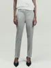 Women's Pants In Women Clothing 2023 Ladies Mid Waist Solid Slim Fit Suit Trousers Work Wear Office Lady Elegant Long Tapered
