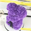 Decorative Flowers Wreaths 25Cm Soap Foam Bear Of Roses Teddi Rose Flower Artificial Year Gifts For Women Valentines Gift Christma Dho8Y