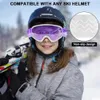 Findway Kid Ski -Schutzbrille Anti -Nebel -UV -Schutz Schneebrille OTG -Design über Helm kompatibler Ski -Snowboarden 231221