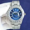 Diamond Watch Men Designer Watchs Movimento meccanico automatico impermeabile Mens Bracciale Sapphire Business in acciaio inossidabile 43mm Owatch da polso Montre de Luxe