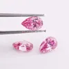 Rosa sciolta 100 pietre per gemme di gemme da laboratorio reale per donne gioielli anelli di diamanti Gra materiale cutpearemeralalival cut 231221