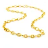 Catene in acciaio inossidabile donna/uomo collana twist rolo oro color catena boemia cavo personalizzato Women byieri