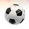 Horloges murales Soccer Clock Football Sport Ball Imprimé rond Acrylique Paint