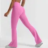 Conuje de yoga pantalones de yoga de cintura alta con elevación de cadera y contracción abdominal pantalones de micro bengalas para correr en forma de estado físico y deportes nuevos tracelel231221