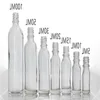 卸売ロットクリアガラススプレーボトル10ml 15ml 20ml 30ml 50ml 100mlポータブル補充可能なボトル香料アトマイザーブラックキャップtsisq