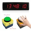 Big Electronic Led Countdown Timer Stopwatch Clock With Line Switch Button Reset To Zero Remote Speech Contest Game Gym Timer 231221