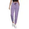 Frauenhose Retro Hound tooth Jogger Springgrün und schwarze Vintage Jogginghose Weibliche Ästhetik gedruckte Hose große Größe 2xl