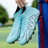 Mans Soccer Shoes Adult Kid TFFG Outsole NonSlip Unisex Football Cleats Outdoor Lawn Breathable Sneakers Arrival 231221