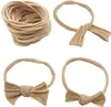 100pcs 20 mélange colored de qualité de qualité supérieure bandeau de nylon nude doux et extensible pour les tout-petits de Borns Perfect DIY 231221