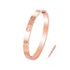 Bracelet masculin rose bracelet dames 316l en acier inoxydable bijoux de conception de luxe couple couple d'anniversaire de fiançailles 246h