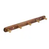 Sarihosy Wall Coat Rack Hallway Wood Hanger Bathroom Accessories Hatキーバッグ収納タオル231221の服