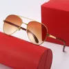 DeSiner Cartera Sunglass Novo Kajia Wood Slingshot Perna Óculos de sol Moda Os óculos de sol duplo vôo de vôo de vôo do sapo