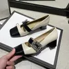 Scarpe eleganti tacchi a metà donna marie janes cristal coef eleferti marcati inverno 2024 dito quadrato pompe poco profonde mujer