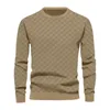 Pulls pour hommes en damier masculin