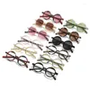 Lunettes de soleil Shauna ins Fashion Round Retro Retro Match Colorful Shades UV400 Men Gradient de soleil Gradient clair