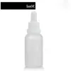 1oz 30 ml Frostglasflaskor för dropper Essential Oil E Liquid Bottle 440pcs With Tamper Lids Uttfs