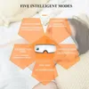 アイマサージャー4Dスマートエアバッグ振動眼科ケア機器コンプレスBluetooth Eye Massage Glasses疲労ポーチしわ